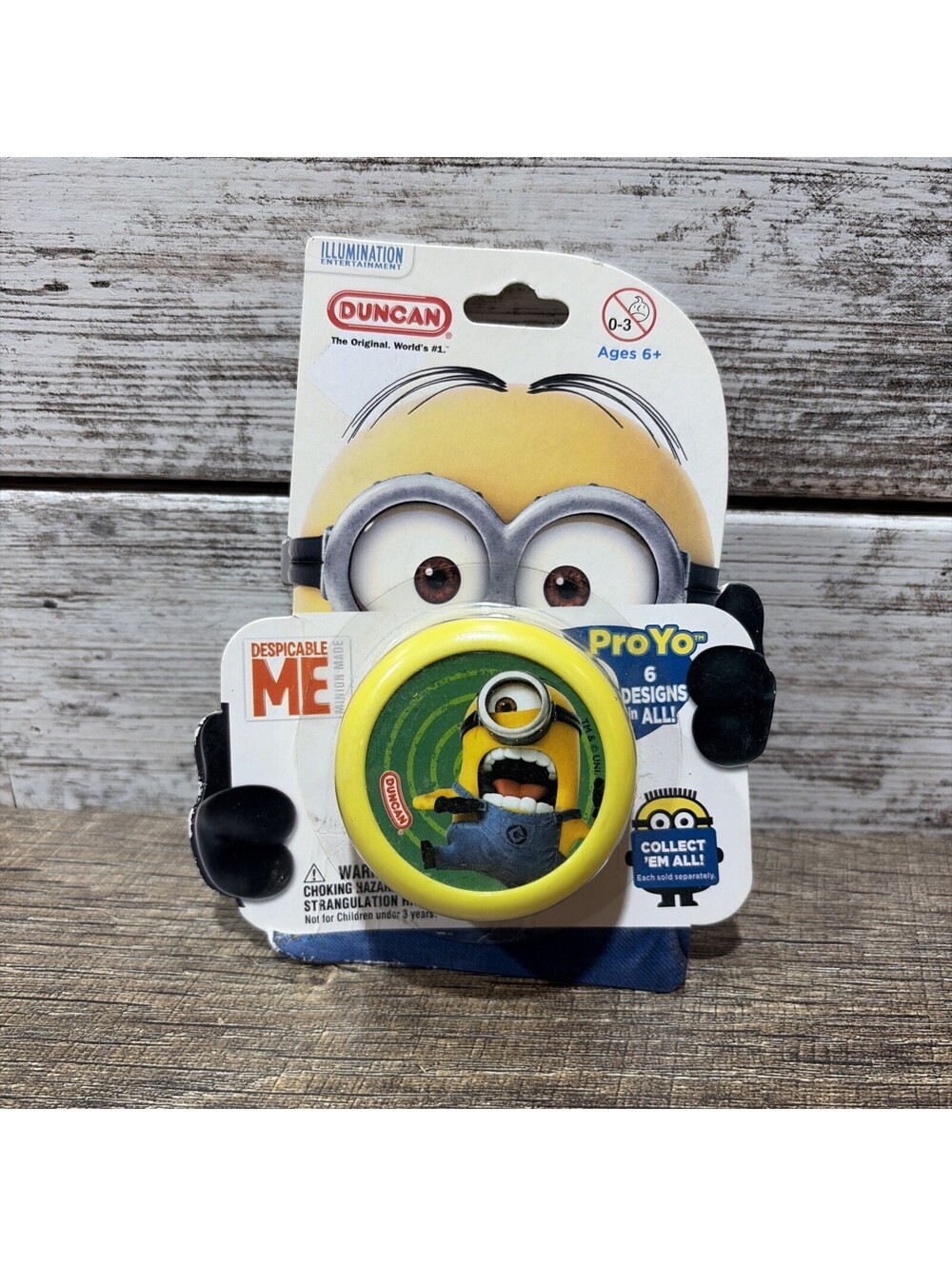 Collectible Minion DUNCAN Despicable Me ProYo W/ Sound Affect 2014 New